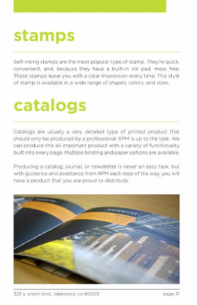 RPM Full services catalog, Page 31